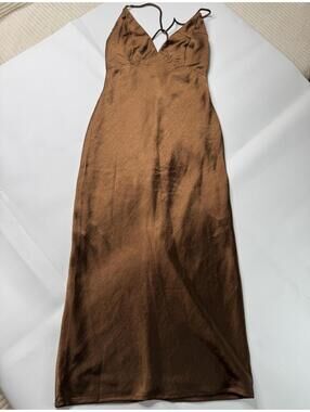 Hello Molly Brown Satin Slip Dress XS